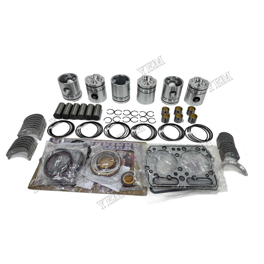 YEM Parts Piston and Rings With Gasket Set With Bearing Set for Cummins NHC-250 Spare Part