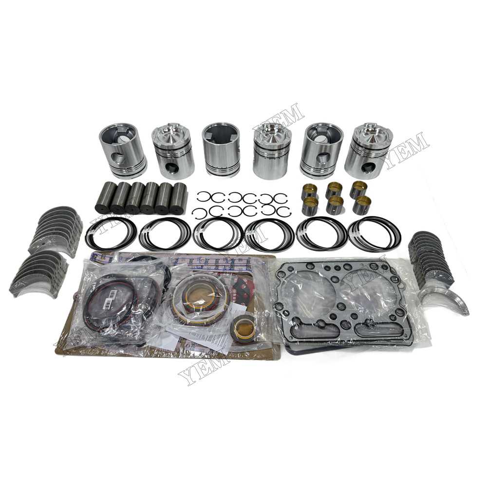 YEM Parts Piston and Rings With Gasket Set With Bearing Set for Cummins NHC-250 Spare Part