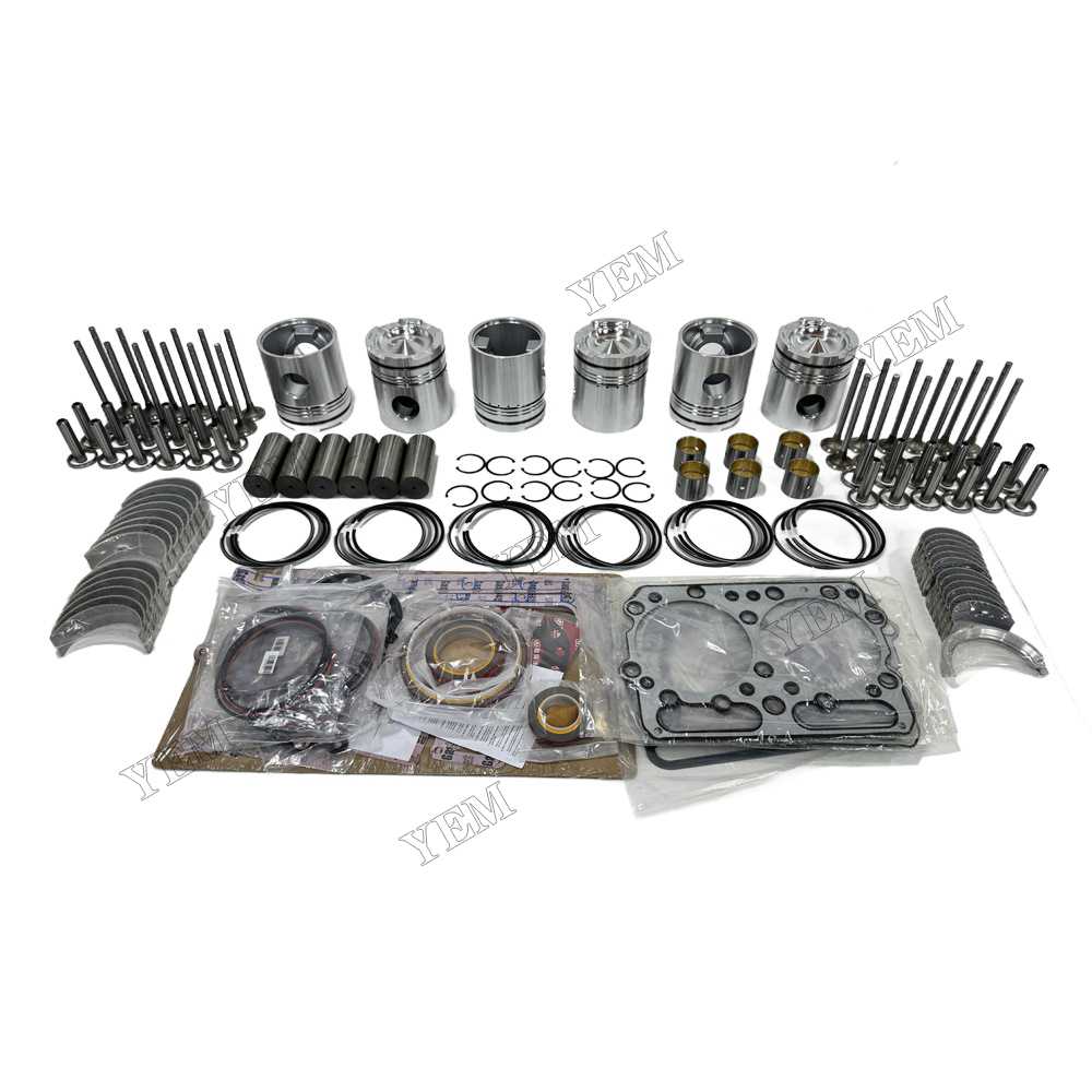 YEM Parts Piston Kit With Gasket Set With Bearing Set With Valves for Cummins NHC-250