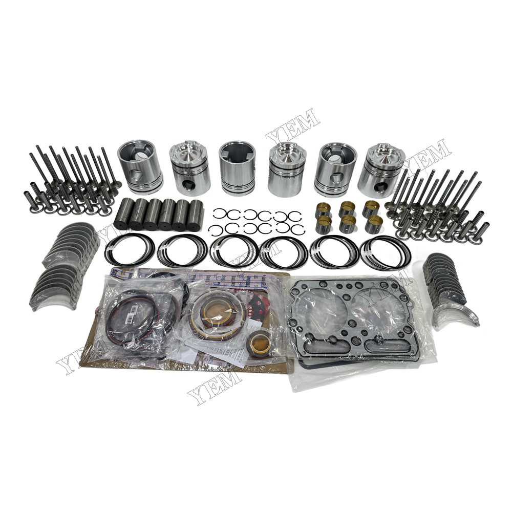YEM Parts Piston Kit With Gasket Set With Bearing Set With Valves for Cummins NHC-250 For Cummins