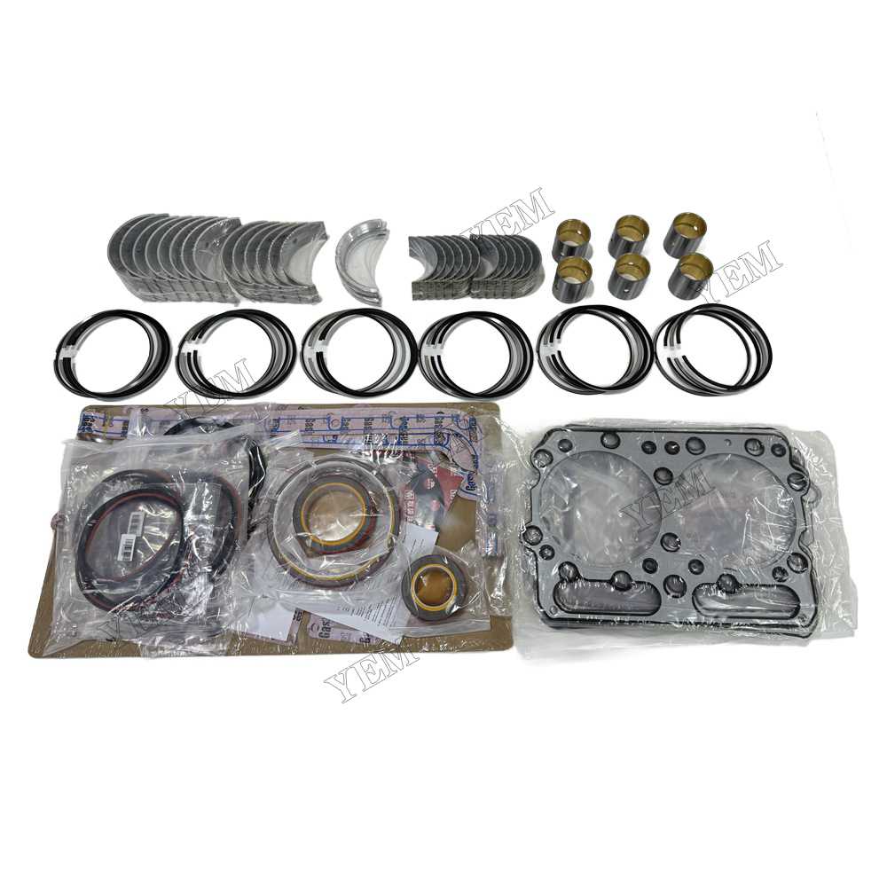 YEM Parts Piston Rings With Gasket Set With Bearing Set for Cummins NHC-250 Spare Parts