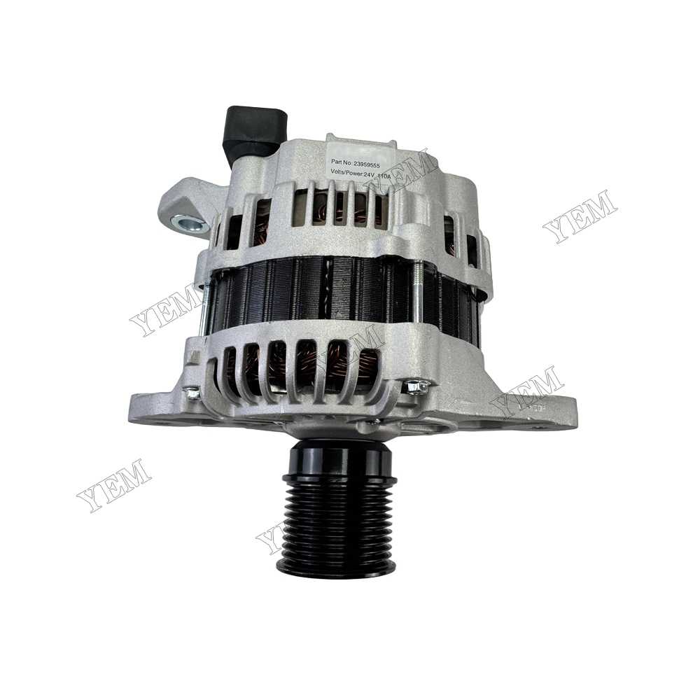 YEM Parts 110A Alternator 23959555 for Volvo Penta Engine TAD550VE TAD551VE TAD552VE