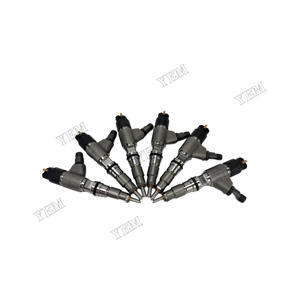 YEM Parts 6 Pcs Fuel Injector 371-3974 for Caterpillar CAT Engine C7.1 Excavator 320 320D For Caterpillar