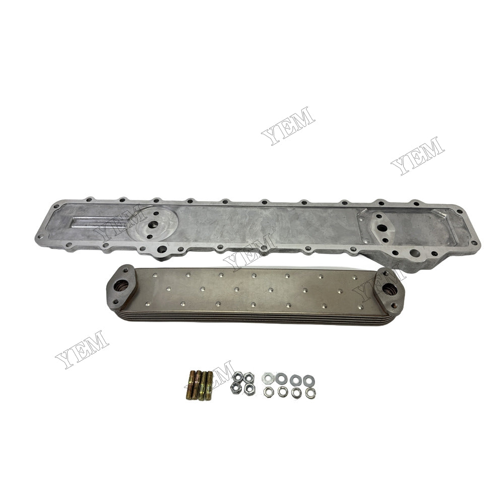 YEM Parts 178-6584 Oil Cooler Core Side Cover Assembly for Caterpillar E320C Engine