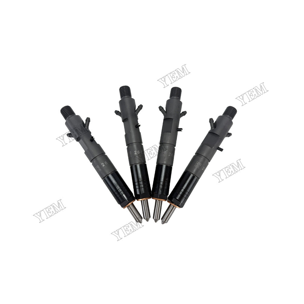 YEM Parts 4 Pcs Fuel Injector 2645K012 LJBB03202A for Perkins Engine 1100 1103 1104 For Perkins