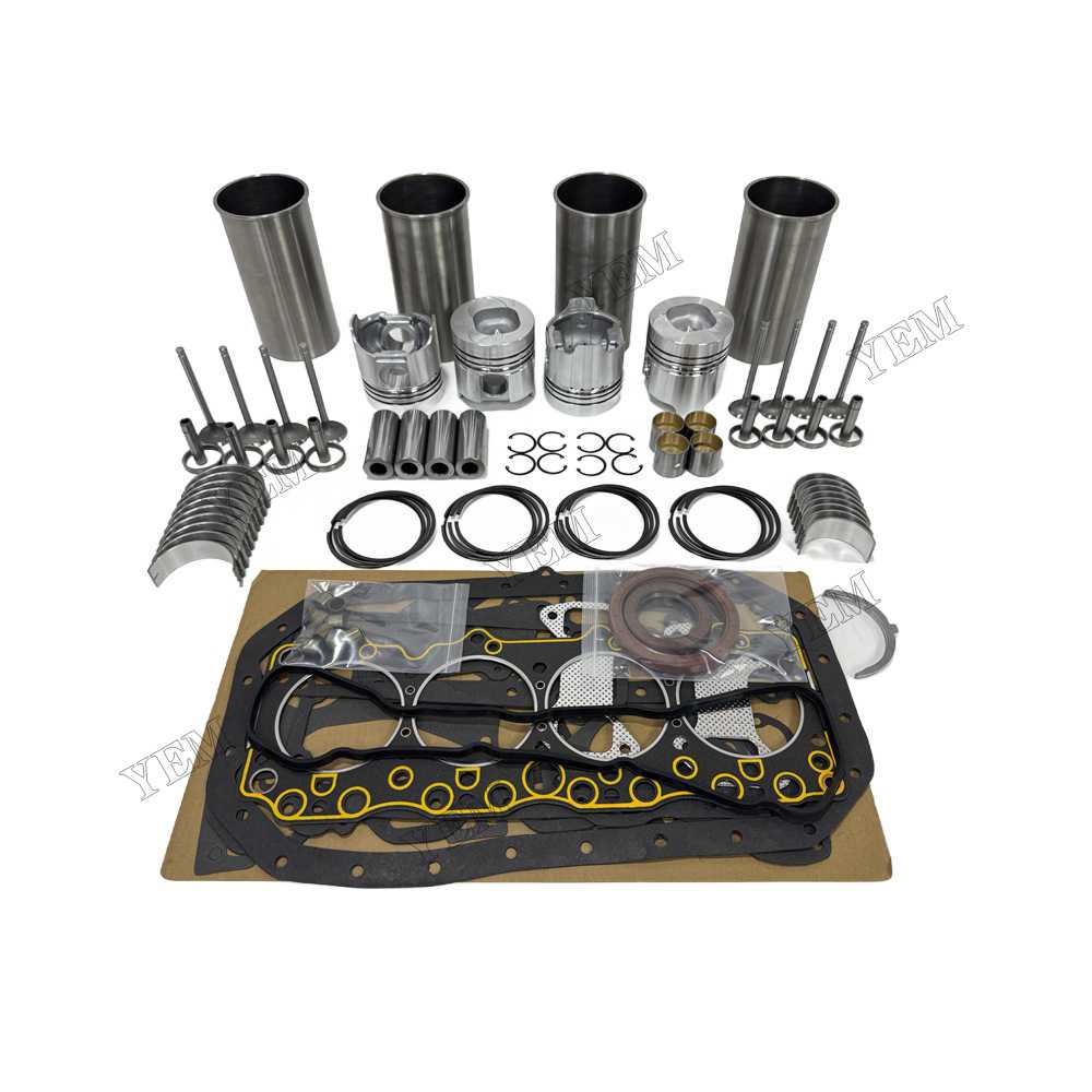 YEM Parts Overhaul Kit With Valves for FAWDE 4DX21-53D Diesel Engine Spare Parts For FAWDE
