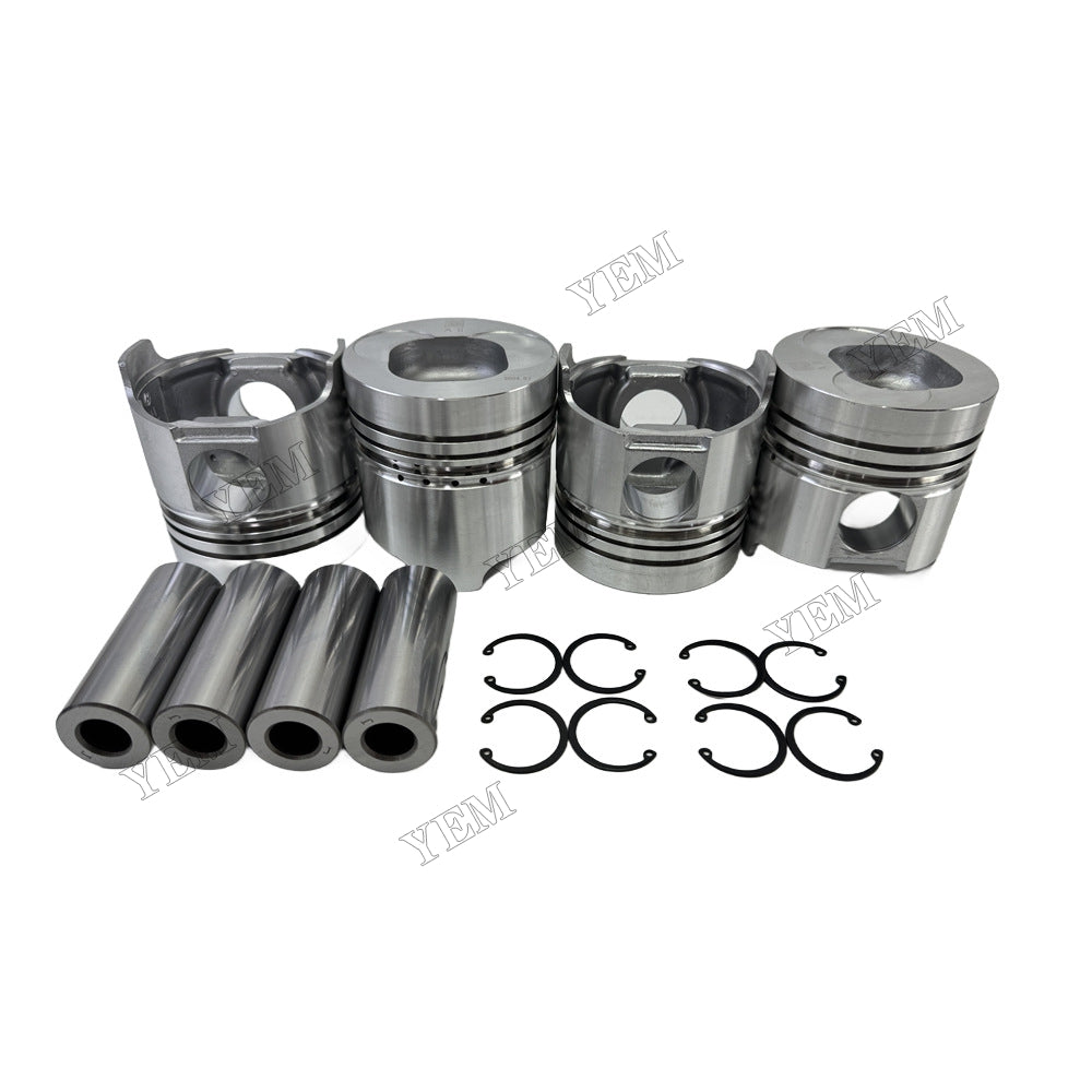 YEM Parts Piston With Pin and Circlip for FAWDE 4DX21-53D Diesel Engine Spare Parts