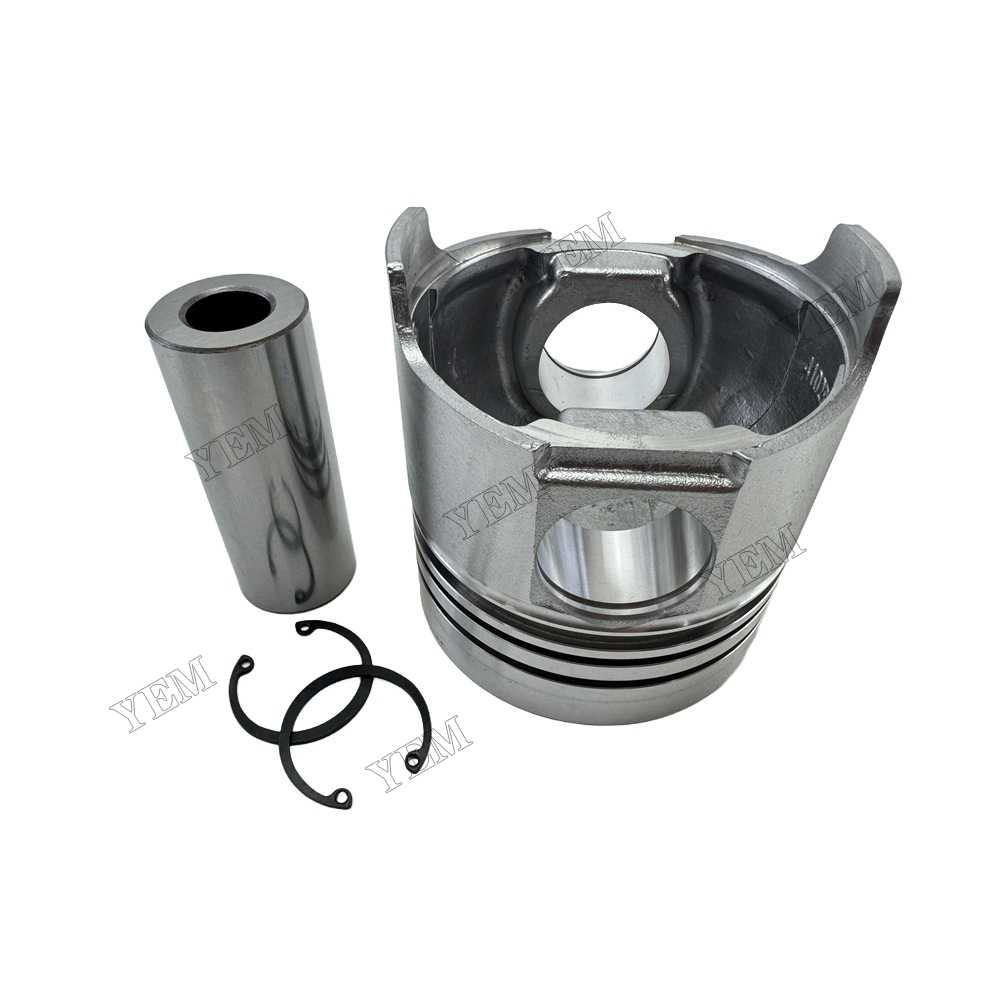 YEM Parts Piston With Pin and Circlip for FAWDE 4DX21-53D Diesel Engine Spare Parts For FAWDE