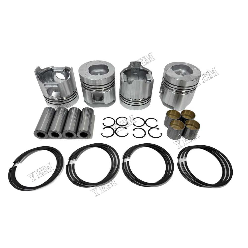 YEM Parts Piston and Rings for FAWDE 4DX21-53D Diesel Engine Spare Parts For FAWDE