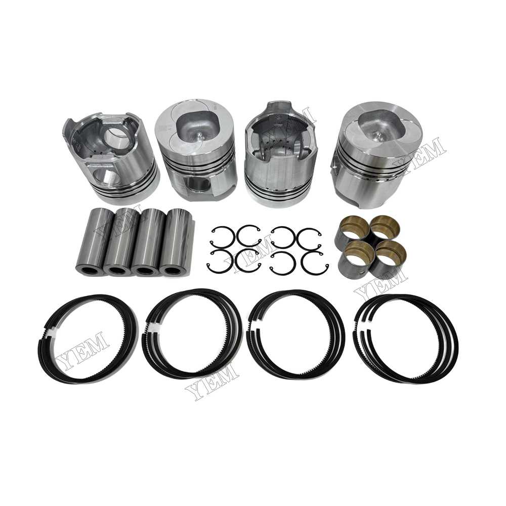 YEM Parts Piston and Rings for FAWDE 4DX21-53D Diesel Engine Spare Parts For FAWDE