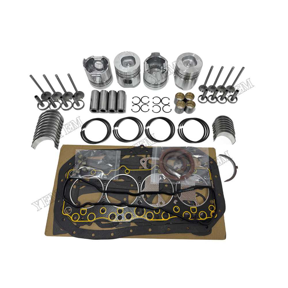 YEM Parts Piston Kit With Gasket Set With Bearing Set With Valves for FAWDE 4DX21-53D
