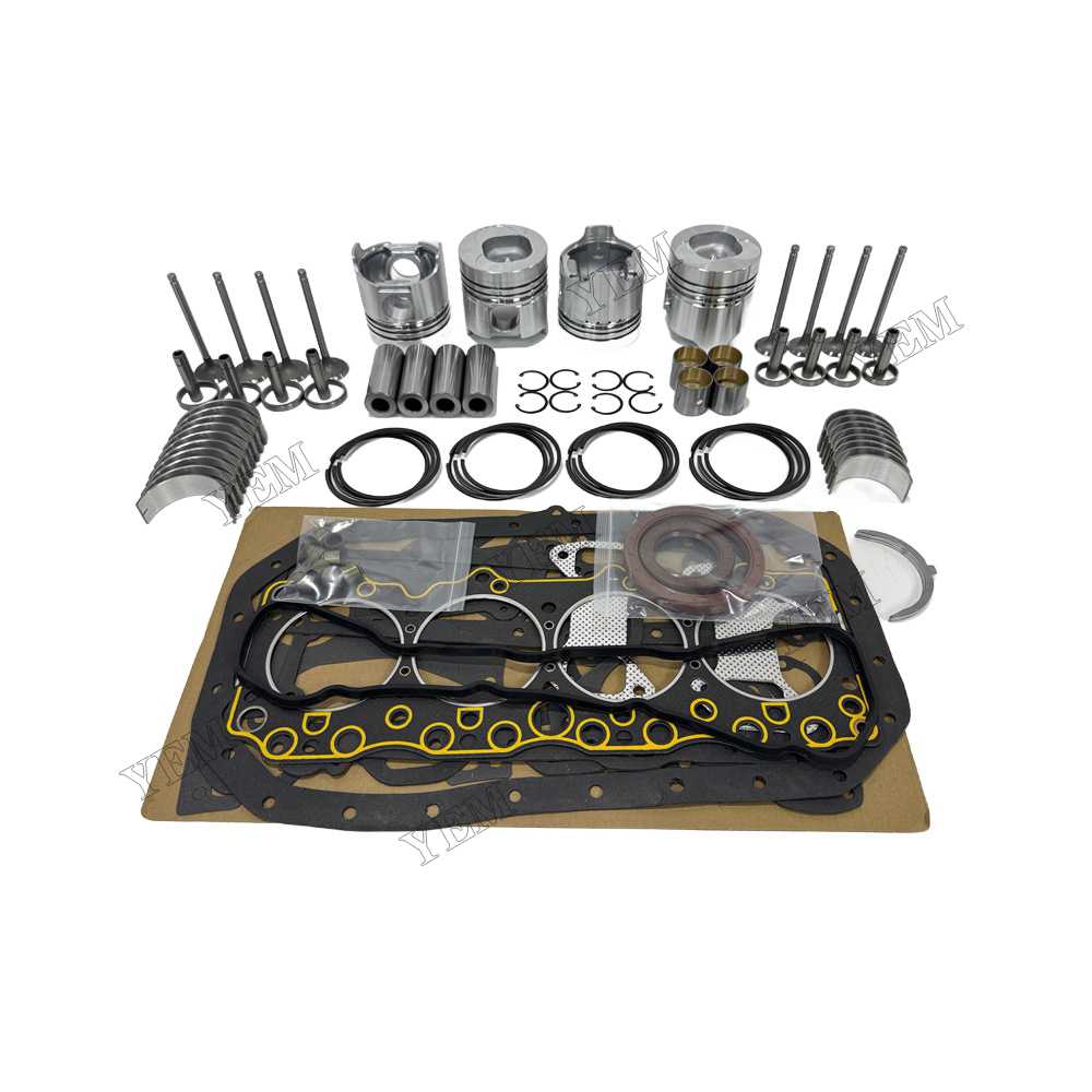 YEM Parts Piston Kit With Gasket Set With Bearing Set With Valves for FAWDE 4DX21-53D For FAWDE