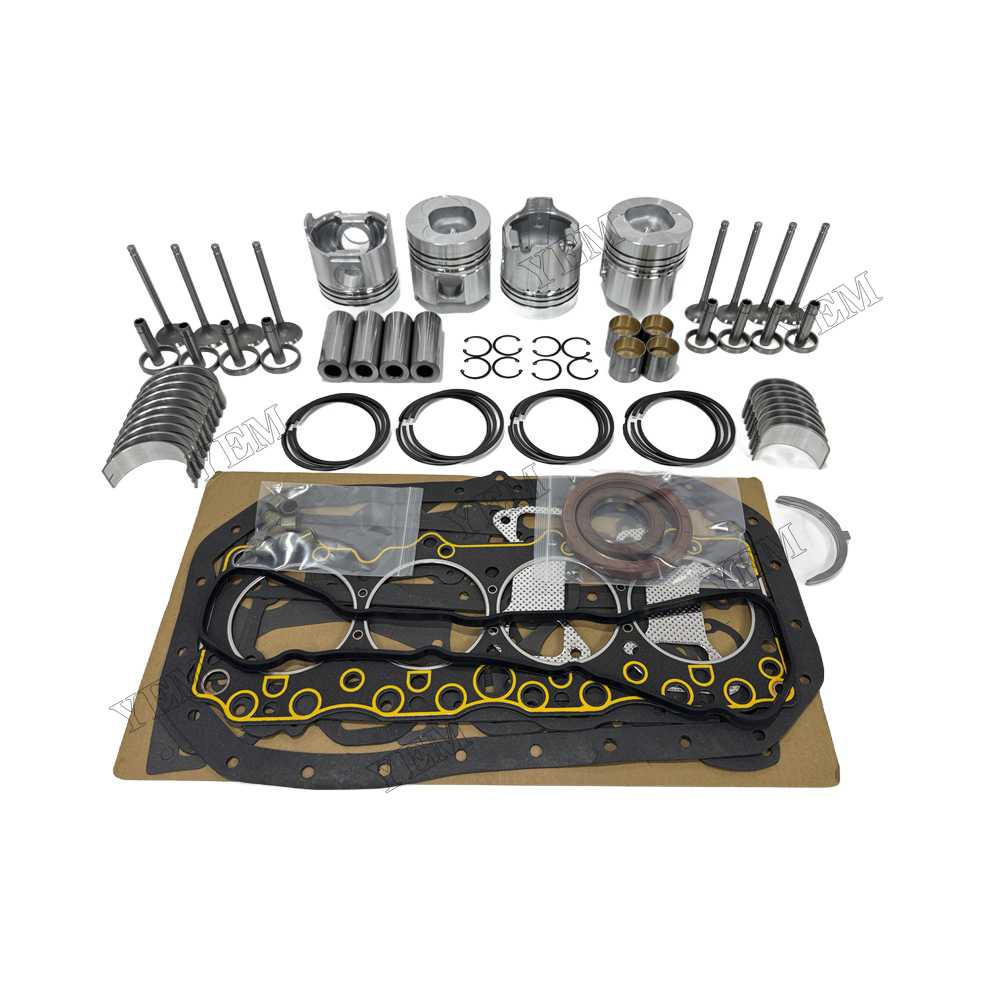 YEM Parts Piston Kit With Gasket Set With Bearing Set With Valves for FAWDE 4DX21-53D For FAWDE
