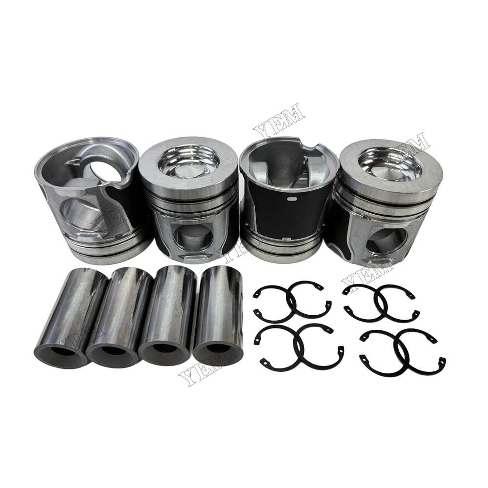 YEM Parts Piston Kit 04910691 for Deutz Engine TCD4L20134V TCD6L20134V For Deutz