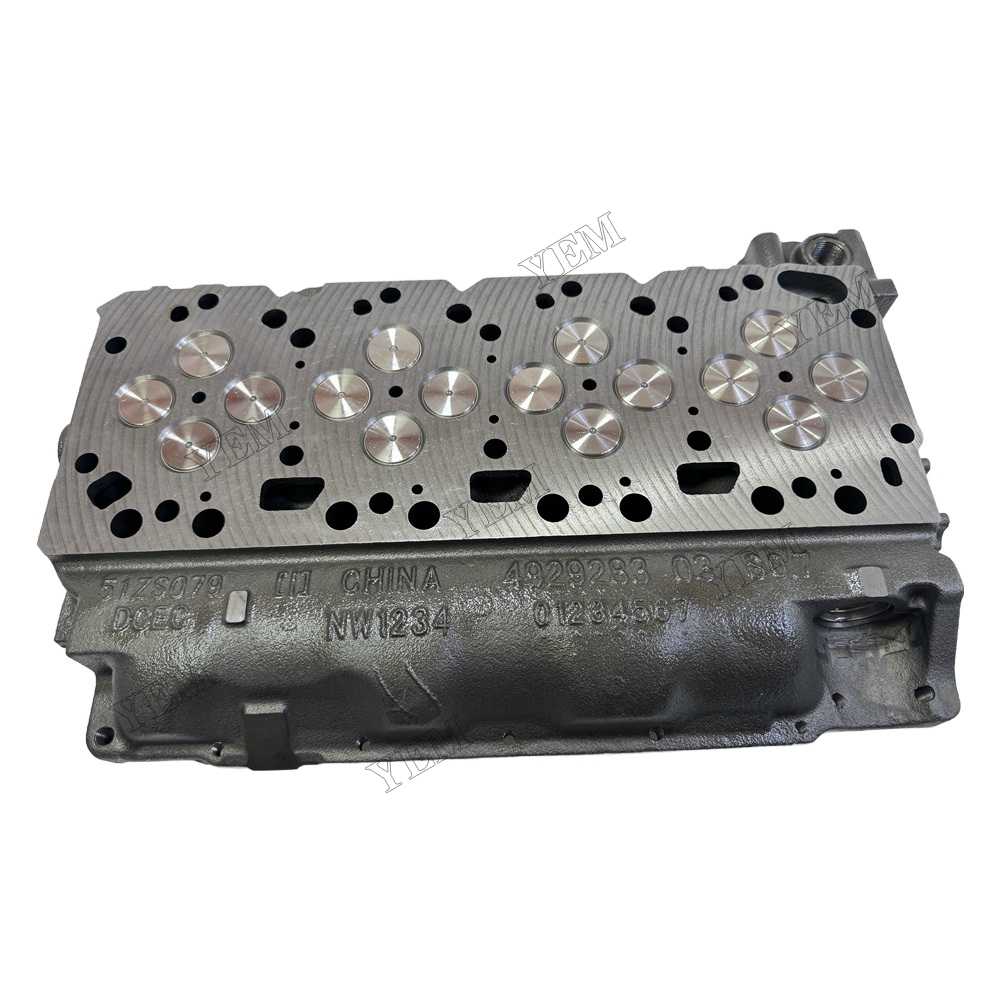 YEM Parts Cylinder Head Assy for Cummins QSB4.5 Diesel Engine Spare Parts For Cummins