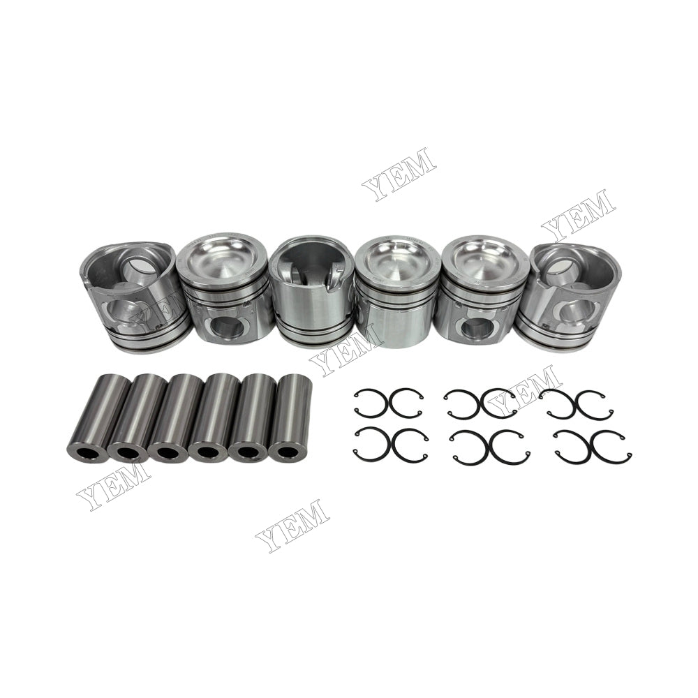 YEM Parts 4955481 Piston +0.5mm for Cummins QSB6.7+0.5 Diesel Engine Spare Parts