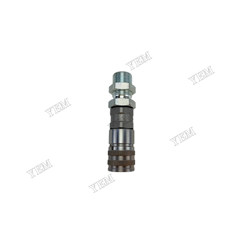 YEM Parts Flat Face Probe BSPP Aftermarket Faster FFH0812GASM Quick Release For Caterpillar