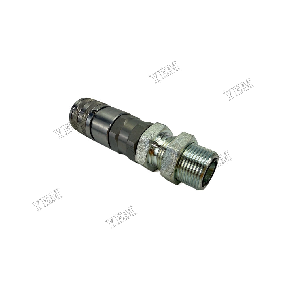YEM Parts Flat Face Probe BSPP Aftermarket Faster FFH0812GASM Quick Release For Caterpillar