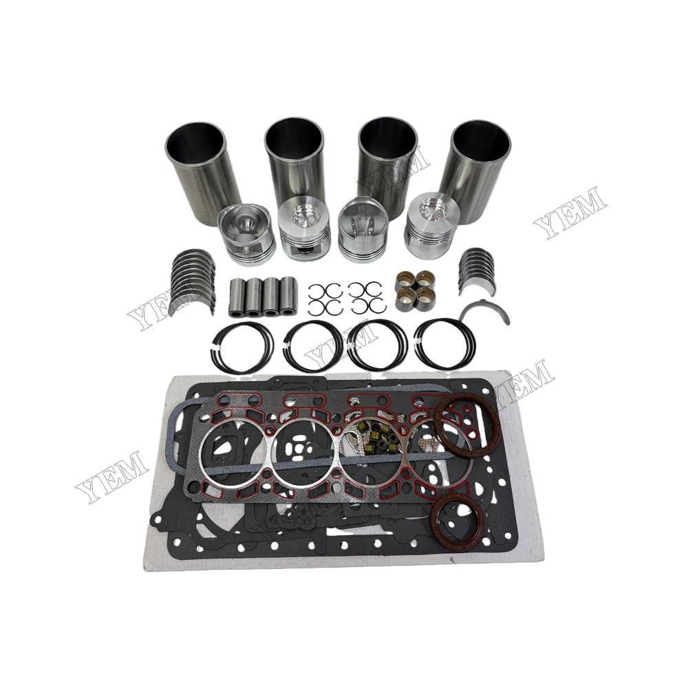 YEM Parts Overhaul Rebuild Kit With Gasket Set Bearing for YANGDONG YND490D Spare Parts