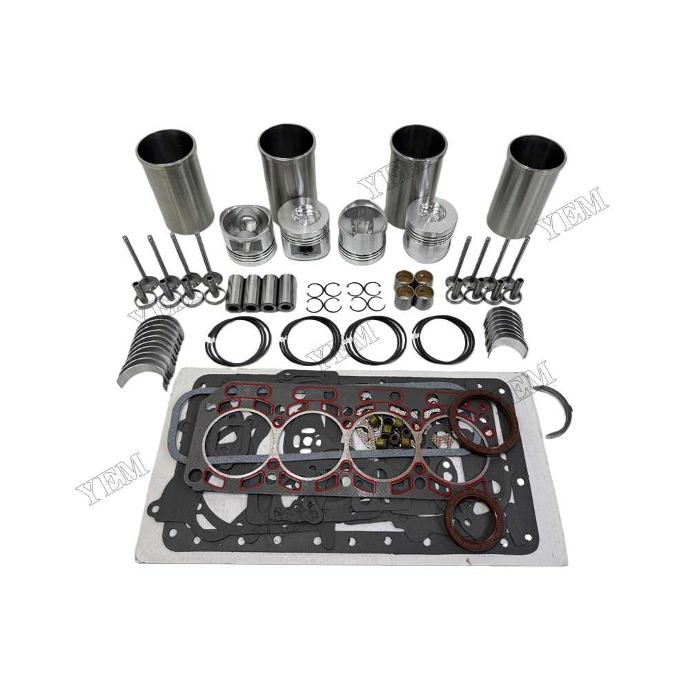 YEM Parts Overhaul Rebuild Kit With Gasket Set Bearing-Valve Train for YANGDONG YND490D