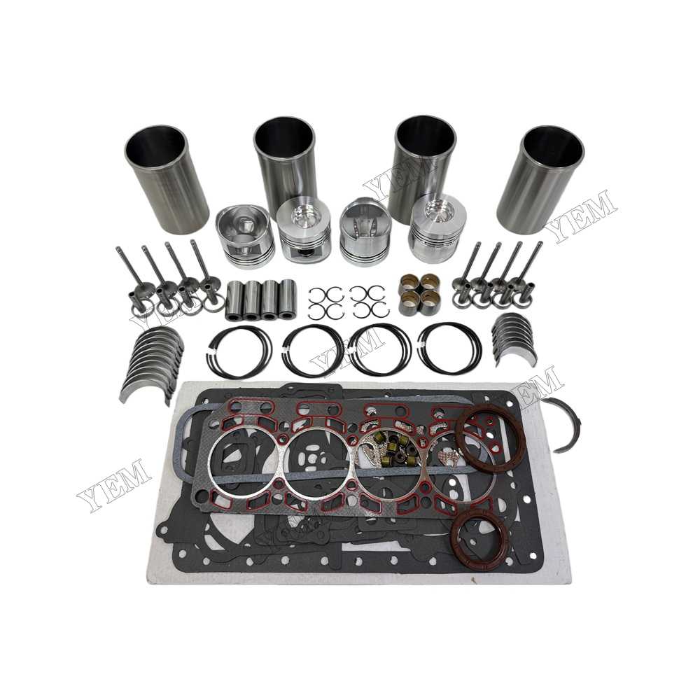 YEM Parts Overhaul Rebuild Kit With Gasket Set Bearing-Valve Train for YANGDONG YND490D For YANGDONG