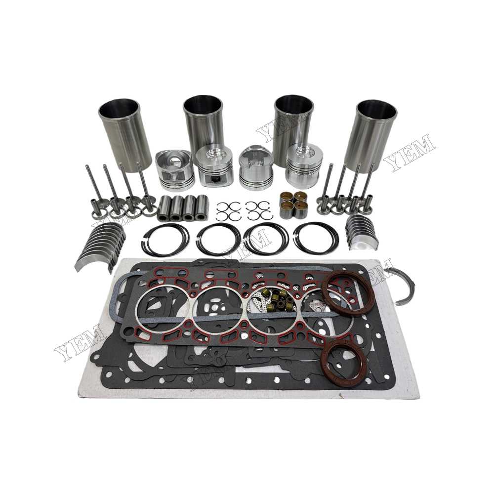 YEM Parts Overhaul Rebuild Kit With Gasket Set Bearing-Valve Train for YANGDONG YND490D For YANGDONG