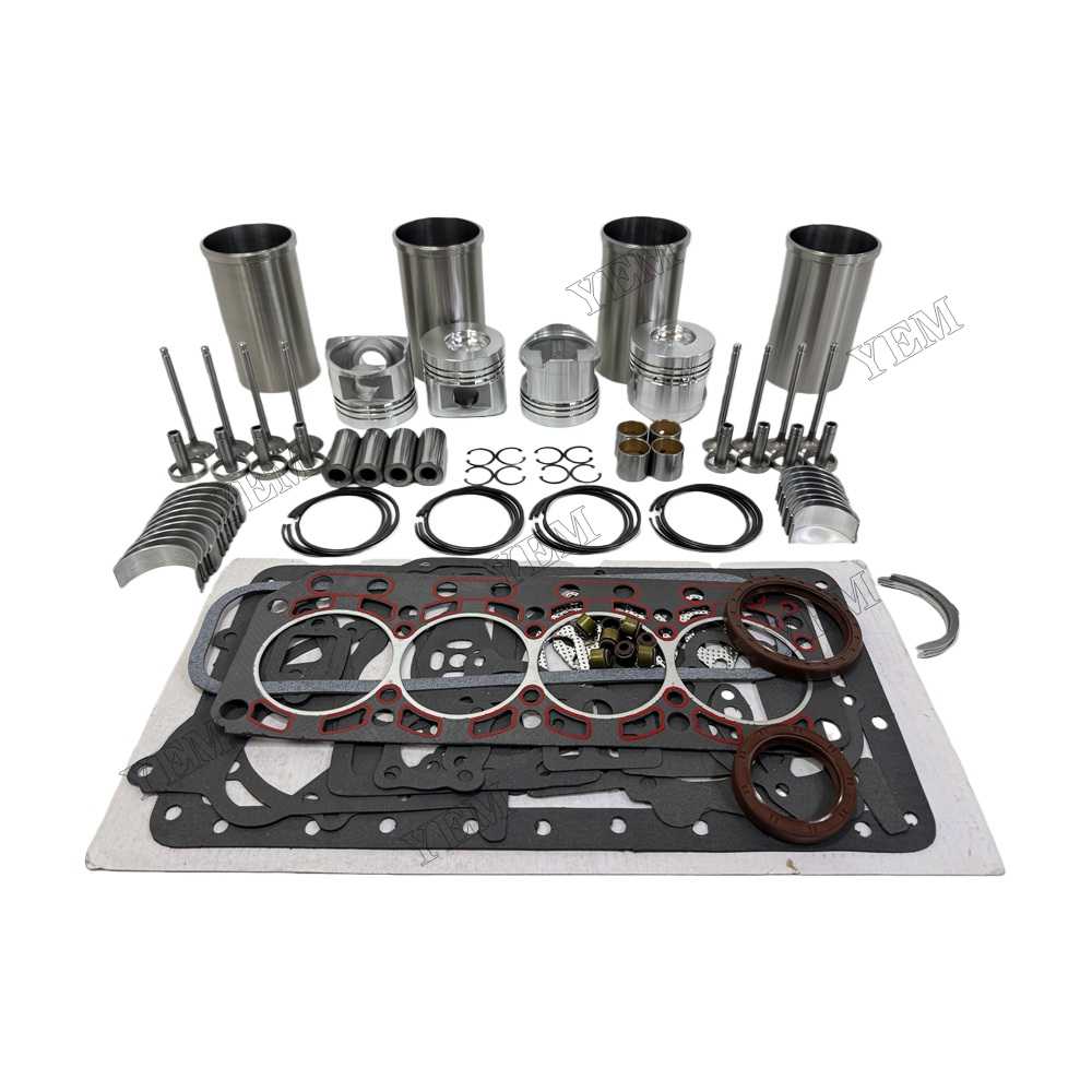 YEM Parts Overhaul Rebuild Kit With Gasket Set Bearing-Valve Train for YANGDONG YND490D For YANGDONG