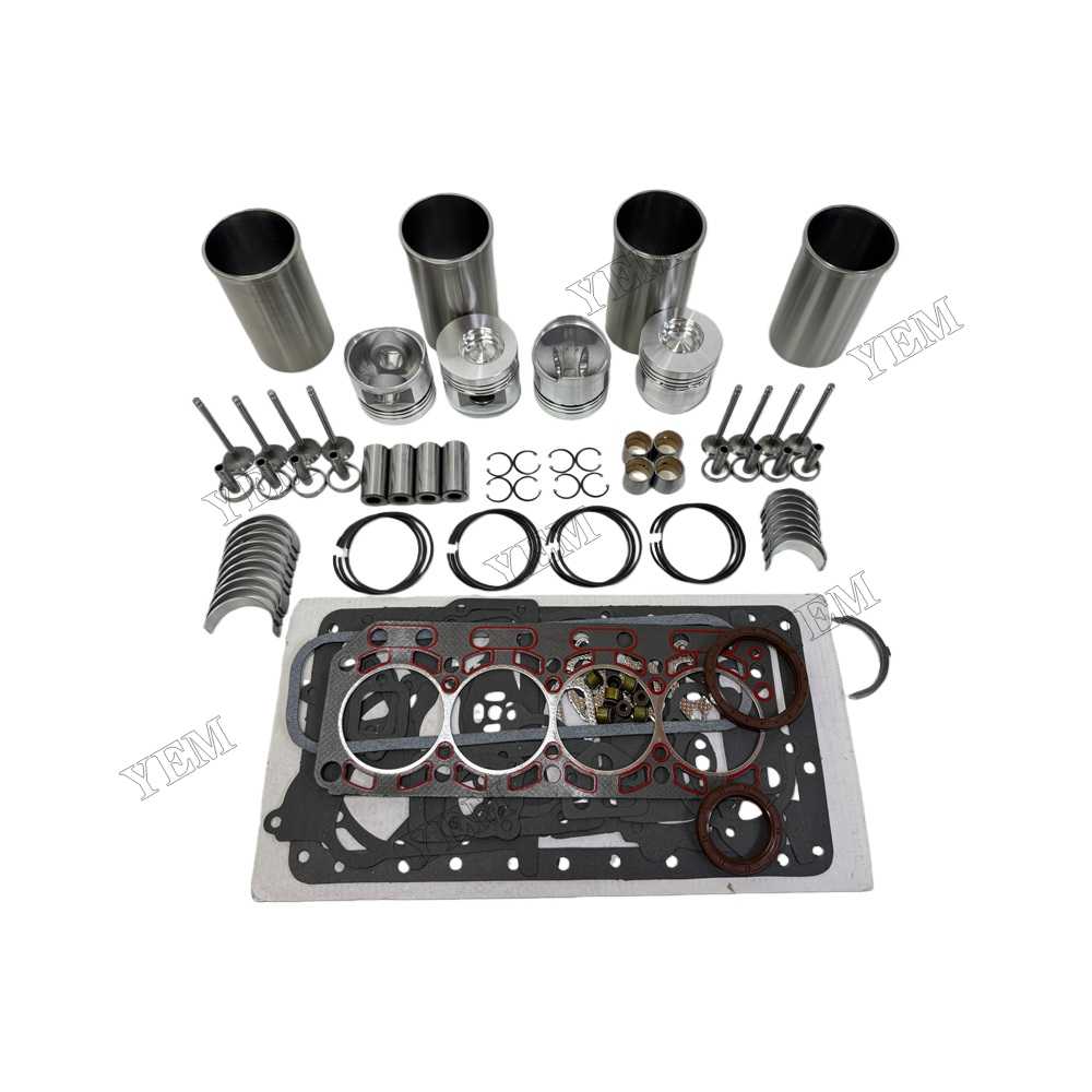 YEM Parts Overhaul Rebuild Kit With Gasket Set Bearing-Valve Train for YANGDONG YND490D For YANGDONG