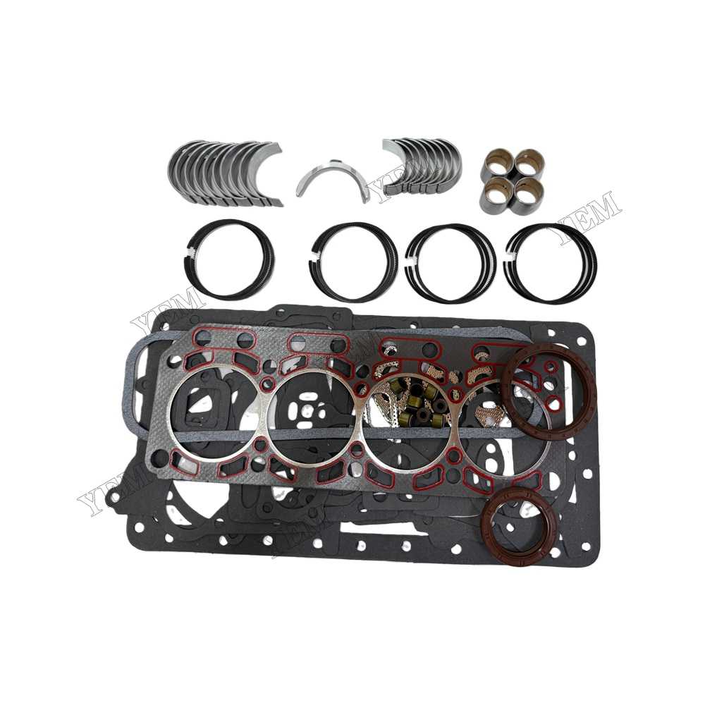 YEM Parts Piston Ring + Overhaul Gasket Kit + Main for YANGDONG YND490D Spare Parts For YANGDONG