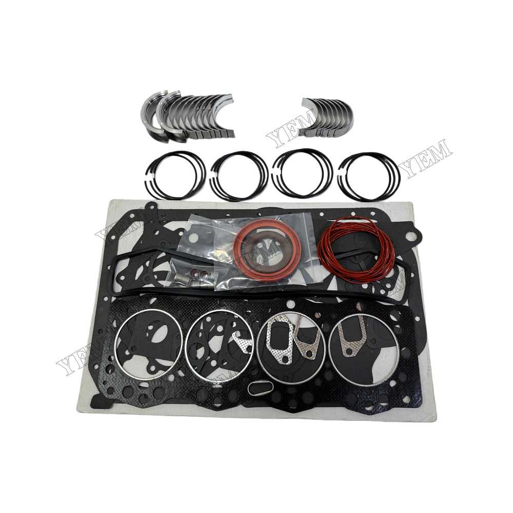YEM Parts Piston Ring + Overhaul Gasket Kit + Main for Yuchai R4108ZY4 Spare Parts