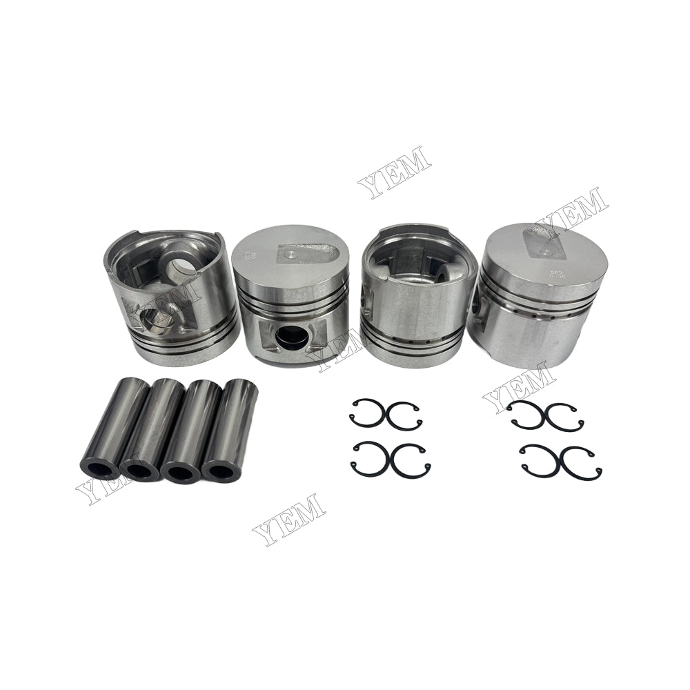 YEM Parts Piston + Pin for Mitsubishi S4E2 Diesel Engine Spare Parts