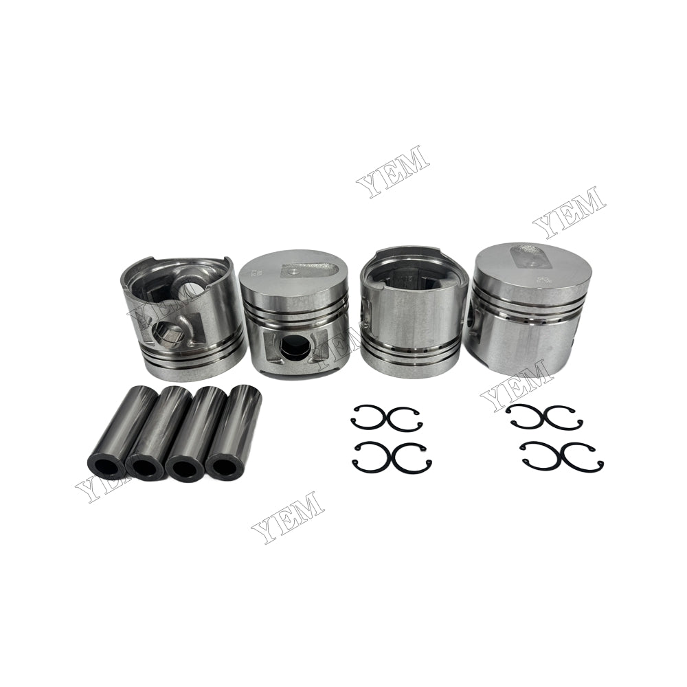 YEM Parts Piston + Pin for Mitsubishi S4E2 Diesel Engine Spare Parts