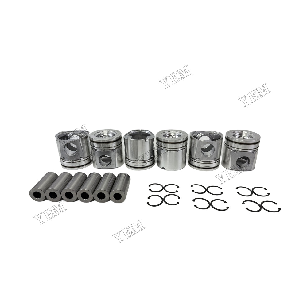YEM Parts 3965497 Piston + Pin for Cummins QSB5.9 Diesel Engine Spare Parts For Cummins