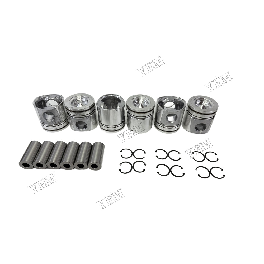 YEM Parts 3965497 Piston + Pin for Cummins QSB5.9 Diesel Engine Spare Parts For Cummins