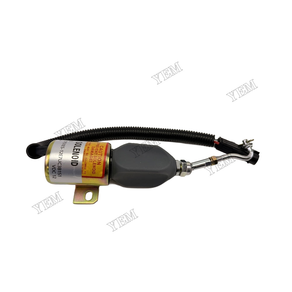YEM Parts 12V Shutoff Stop Solenoid 1751ES-12E7UC3B1S1 1751ES12E7UC3B1S1 for Genset