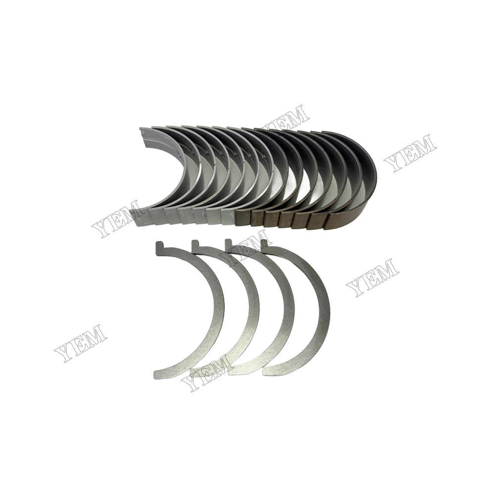 YEM Parts 1 Set Main Bearing & Thrust Plate 2881961 for Cummins Engine ISX ISX11.9 ISX12