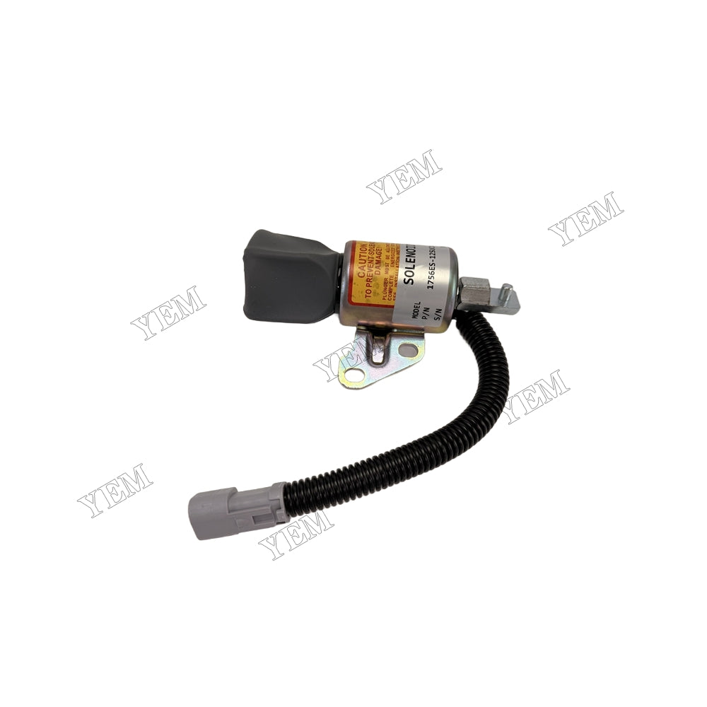 YEM Parts 1756ES-12SUC11B1S5 1G836-60012 Solenoid Valve for Kubota D722 Diesel Engine