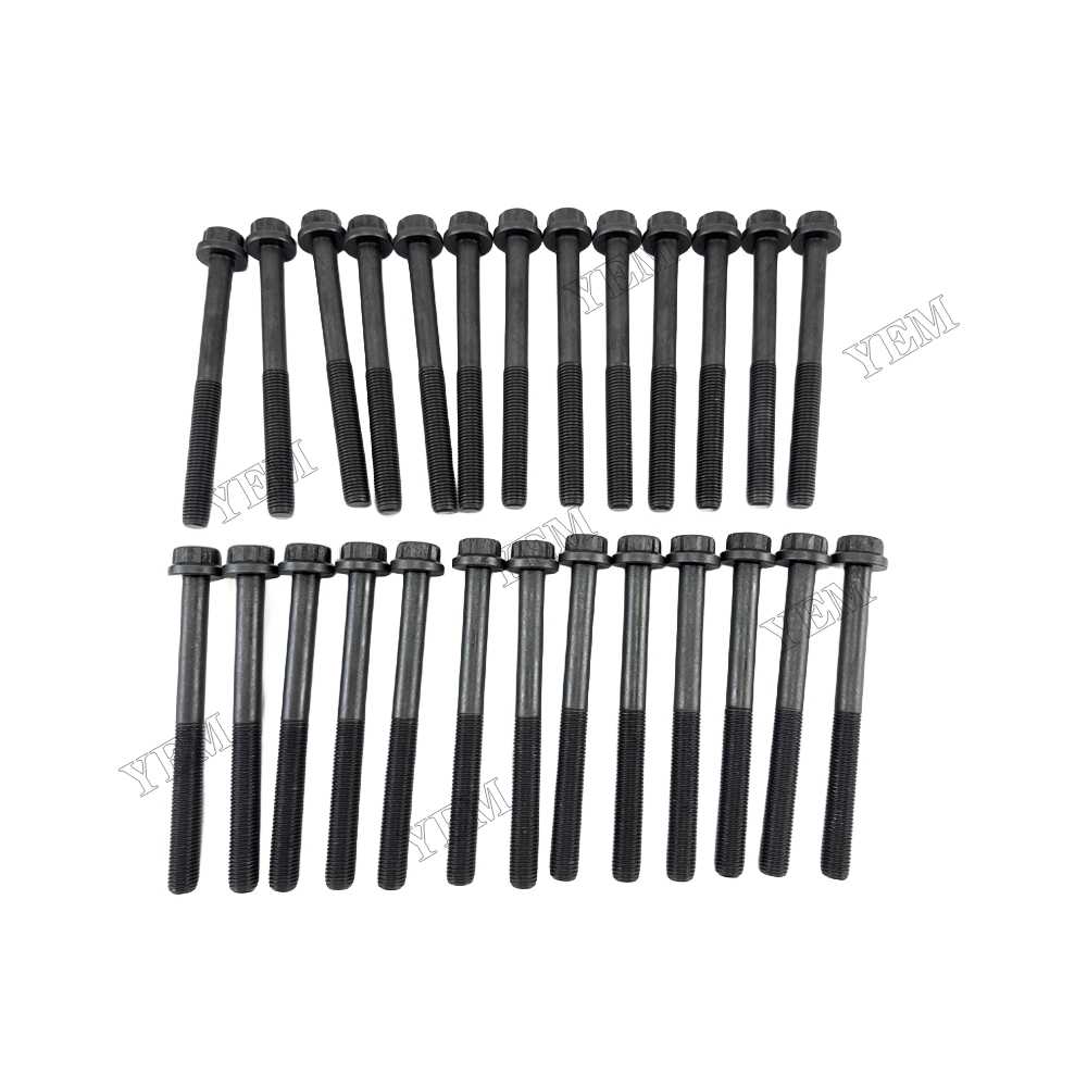 YEM Parts Cylinder Head Bolt for Hino J08E Diesel Engine Spare Parts
