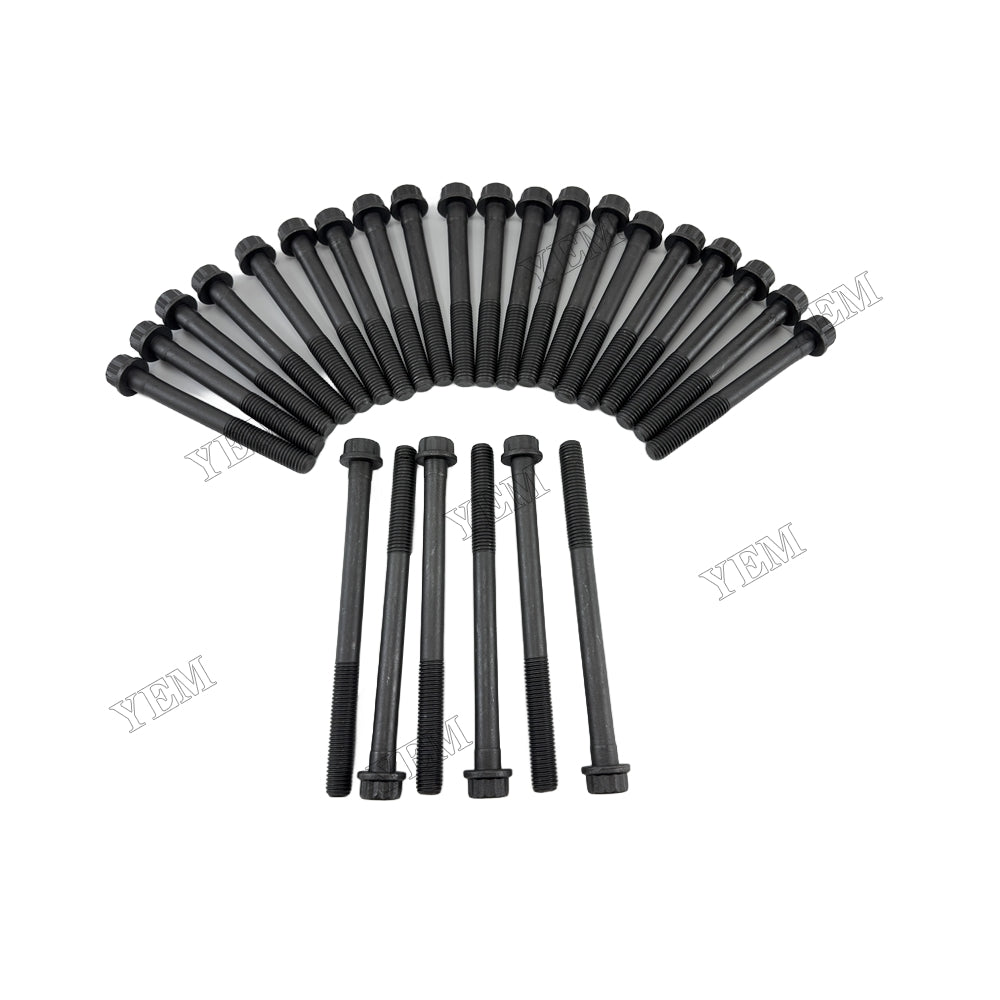 YEM Parts ME011016 ME011015 Cylinder Head Bolt for Mitsubishi 6D34 Spare Parts For Mitsubishi