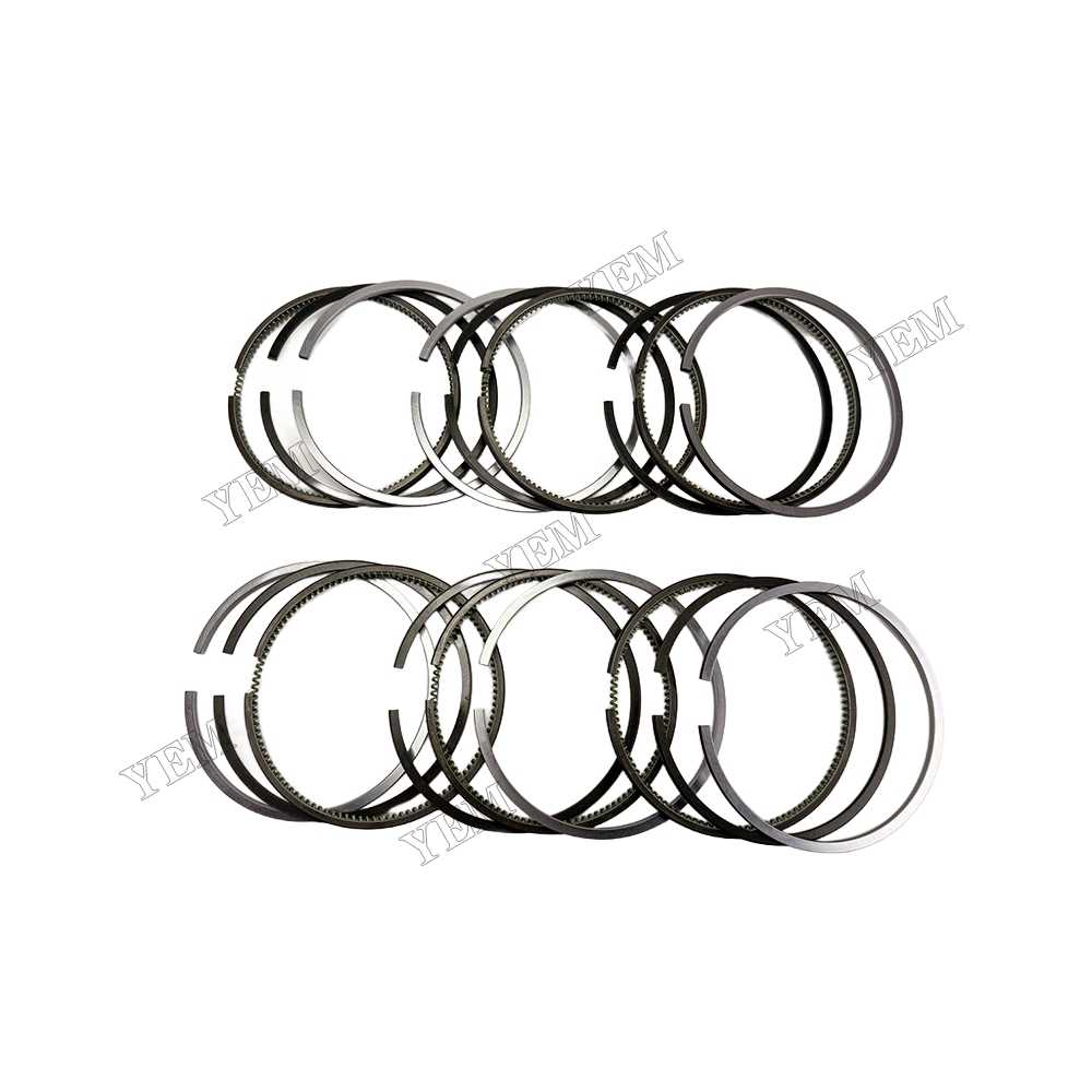 YEM Parts Piston Rings Set for Isuzu D500 Diesel Engine Spare Parts