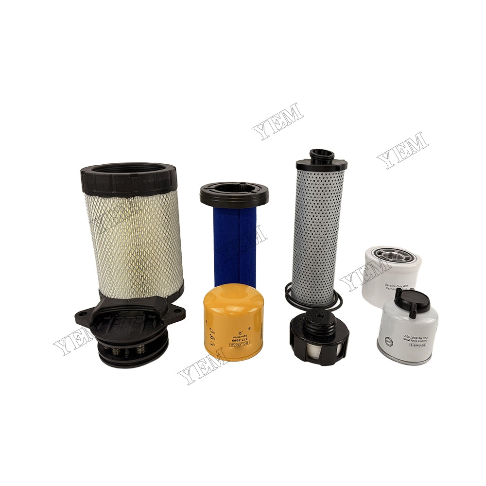 YEM Parts 1000/2000 Hour Maintenance Filter Kit 7333712 for Bobcat Loader S630 S650 T630 For Bobcat