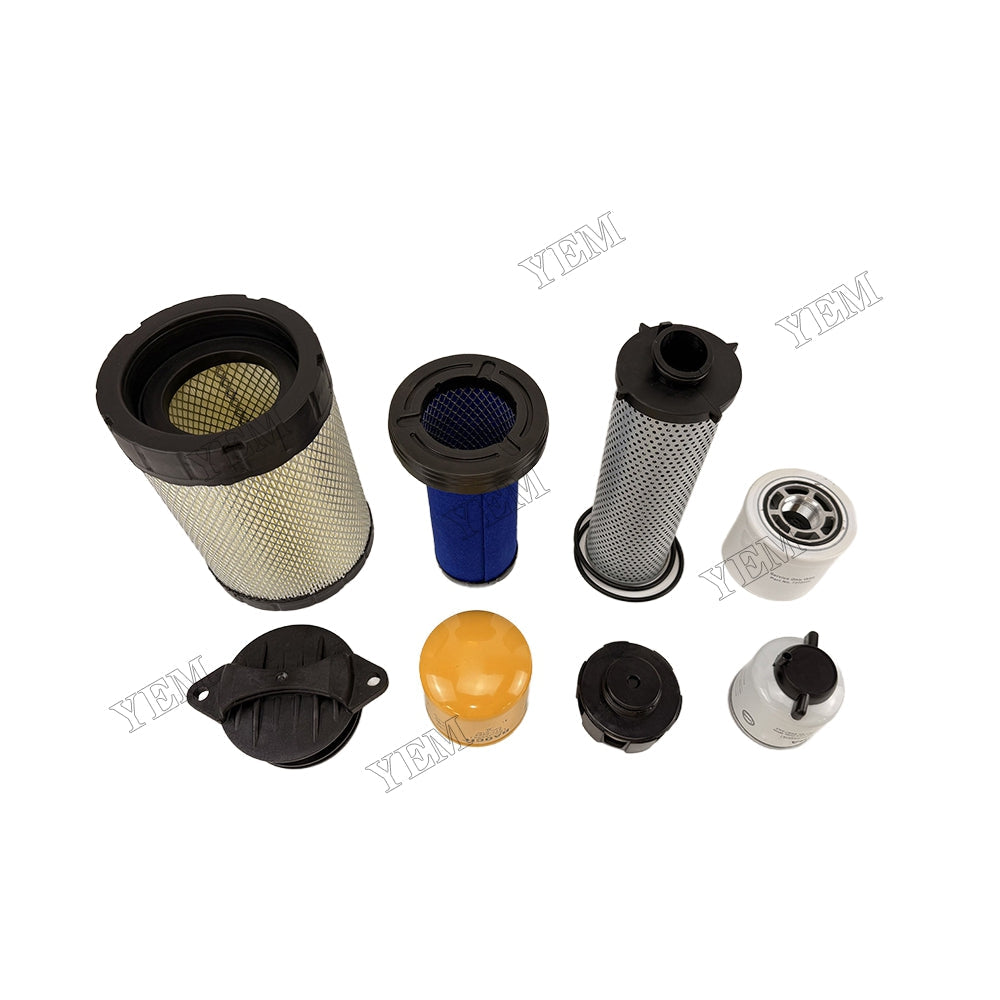 YEM Parts 1000/2000 Hour Maintenance Filter Kit 7333712 for Bobcat Loader S630 S650 T630 For Bobcat