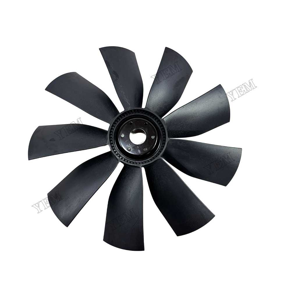 YEM Parts Fan Blade 21034351 for Volvo Penta Engine TAD1340VE TAD1341VE TAD1342VE For Komatsu