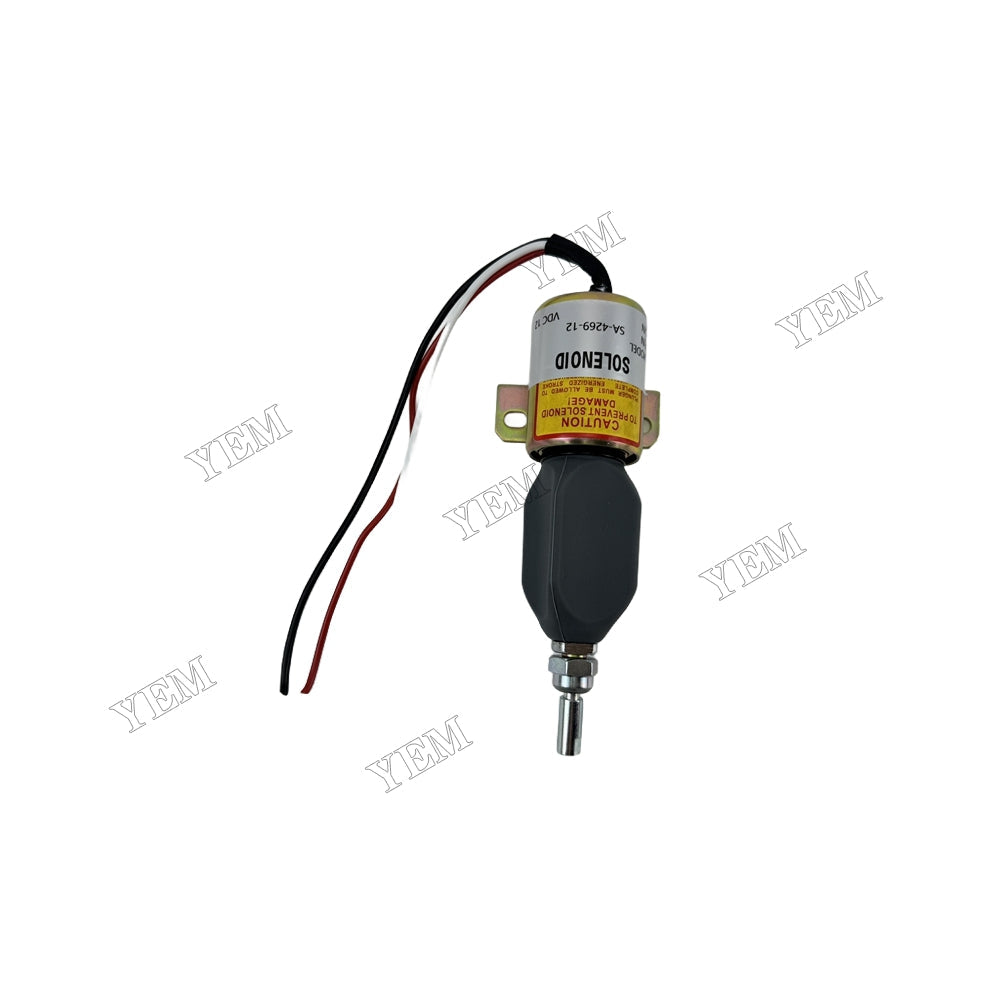 YEM Parts Fuel Stop Solenoid Valve SA-4269-12 for Komatsu WA320-3 Wheel Loader For Komatsu