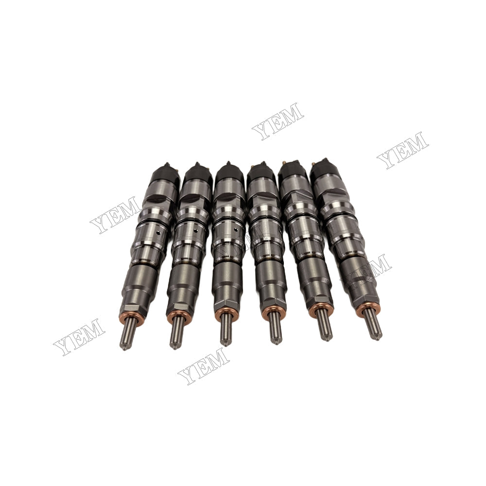 YEM Parts Fuel Injector 65.104017004A for Doosan Engine DL06 Excavator DX140LC DX160LC For Doosan