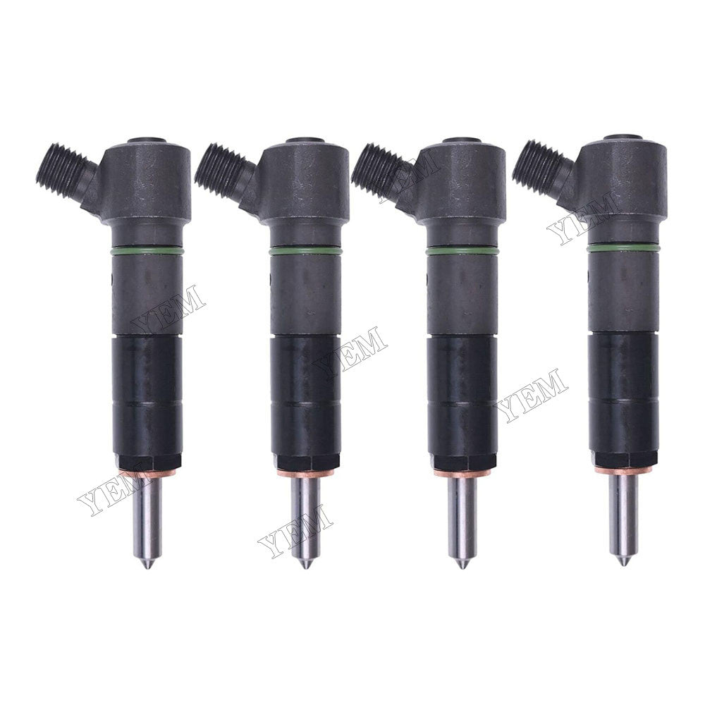 For John Deere Engine 4024 5030 Tractor 520 4720 5030 5065M 5075M 4Pcs Fuel Injector RE529390 For John Deere