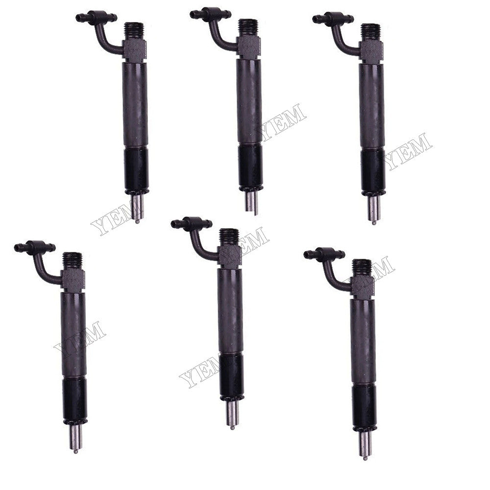 For Navistar Engine DT466C 6 PCS Fuel Injector With Nozzle 1817016C91 781777 For Navistar