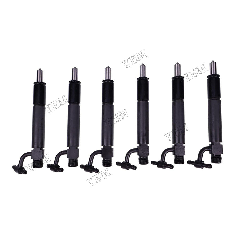 For Navistar Engine DT466 DTA466 6 PCS Fuel Injector With Nozzle 1817394C91 781800 For Navistar