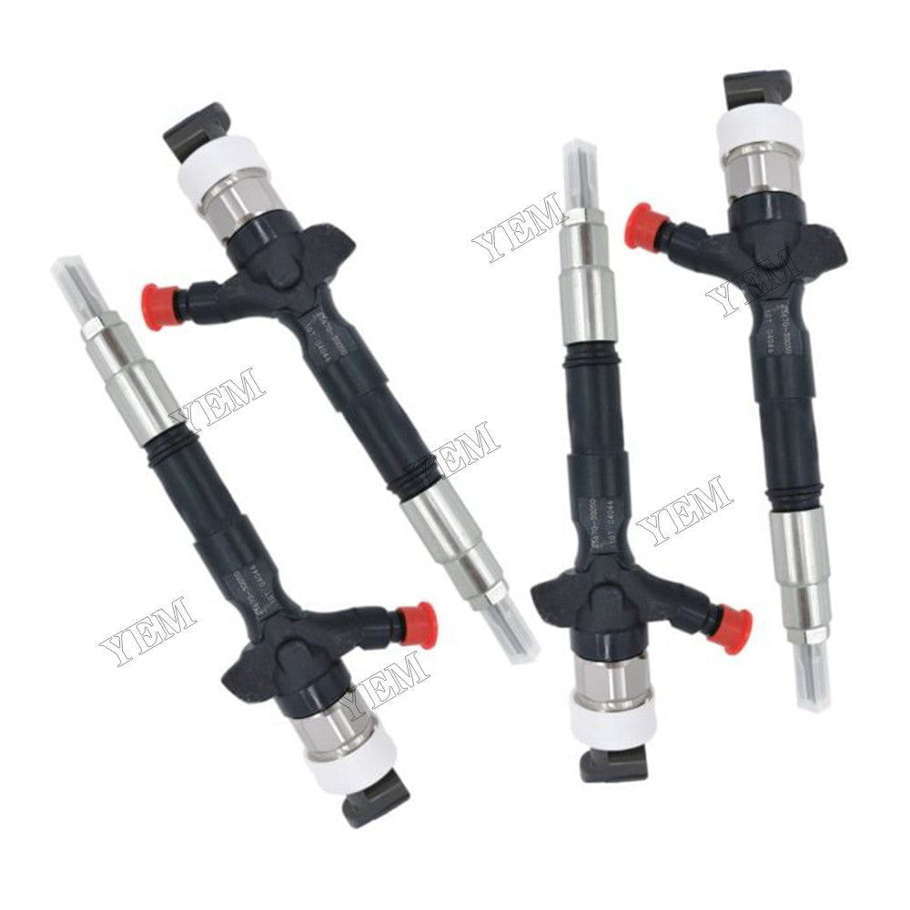 For Toyota Engine 2KD 2KD-FTV 4 PCS Fuel Injector 23670-39096 095000-5660 For Toyota