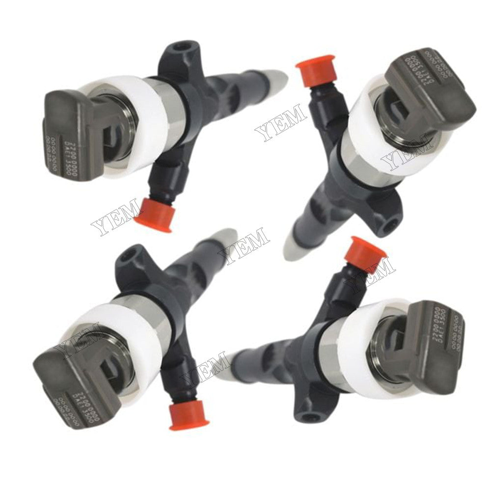 For Toyota Engine 2KD 2KD-FTV 4 PCS Fuel Injector 23670-39096 095000-5660 For Toyota